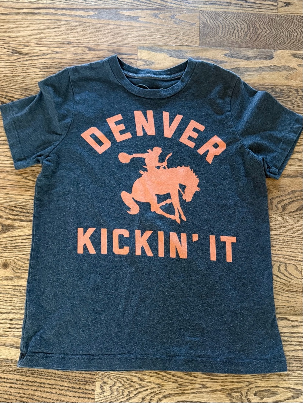 Peek Navy Tee with Orange Denver Graphic